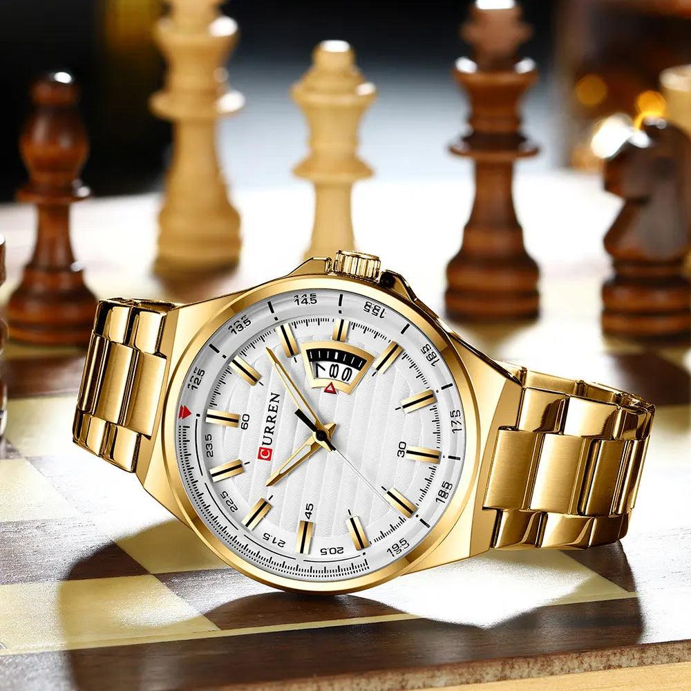 Relógio Masculino de Luxo Imperial Steel Chronos