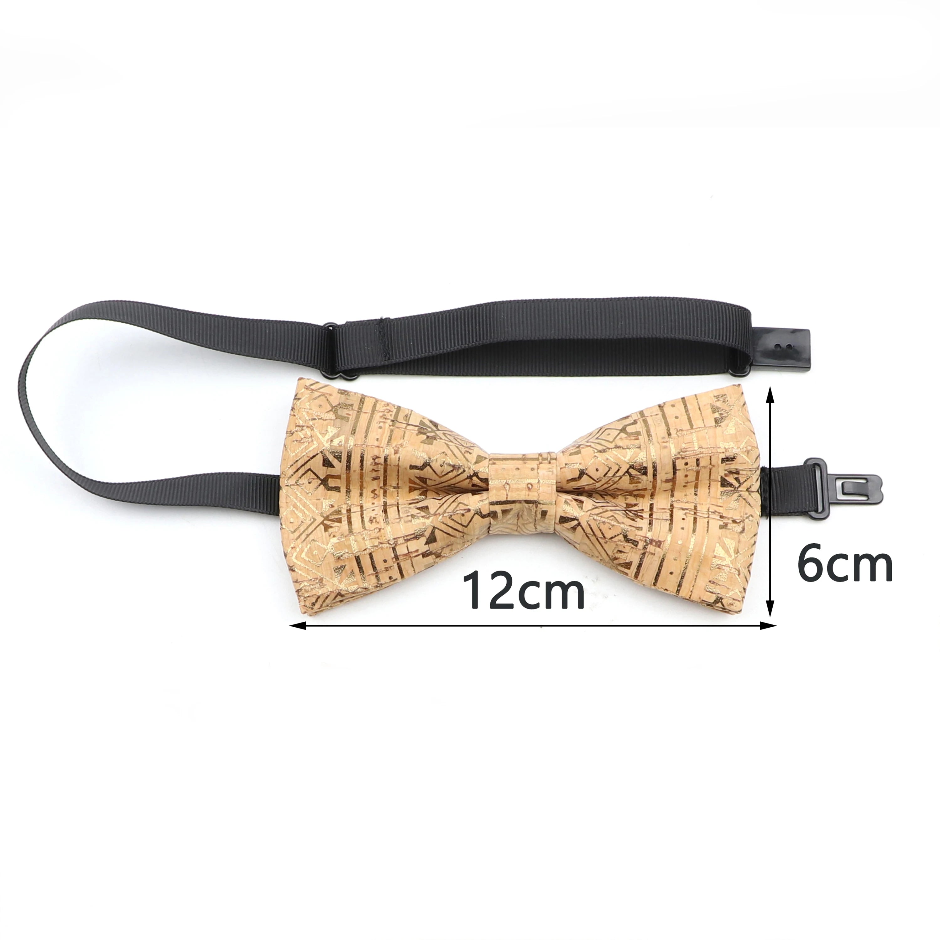 Conjunto de Gravata Borboleta Artesanal de Madeira