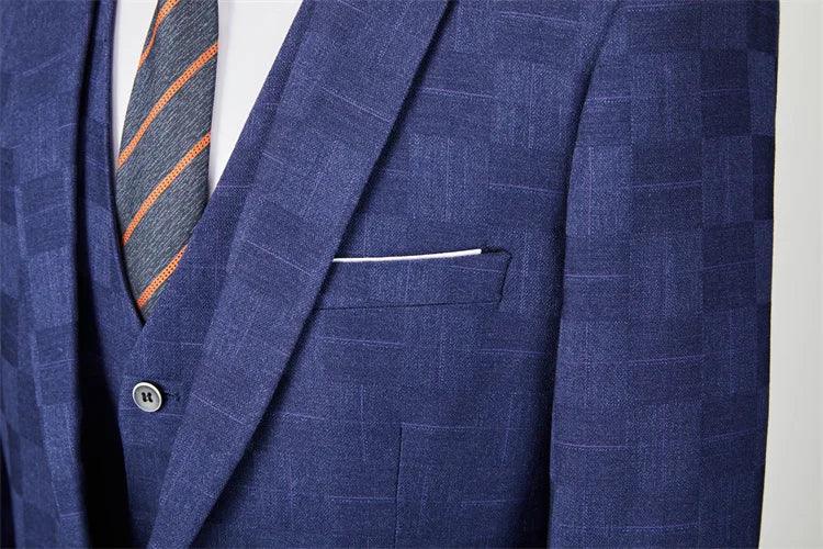 Terno Masculino Xadrex Slim Fit Ainsworth