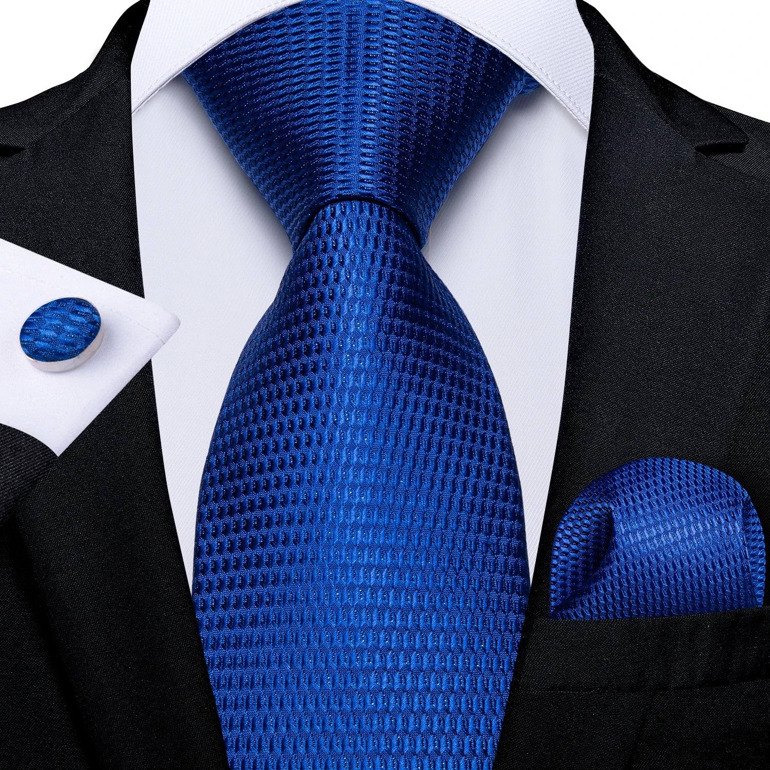 Kit Gravata Masculina Social de Luxo Alta Qualidade com Acessórios