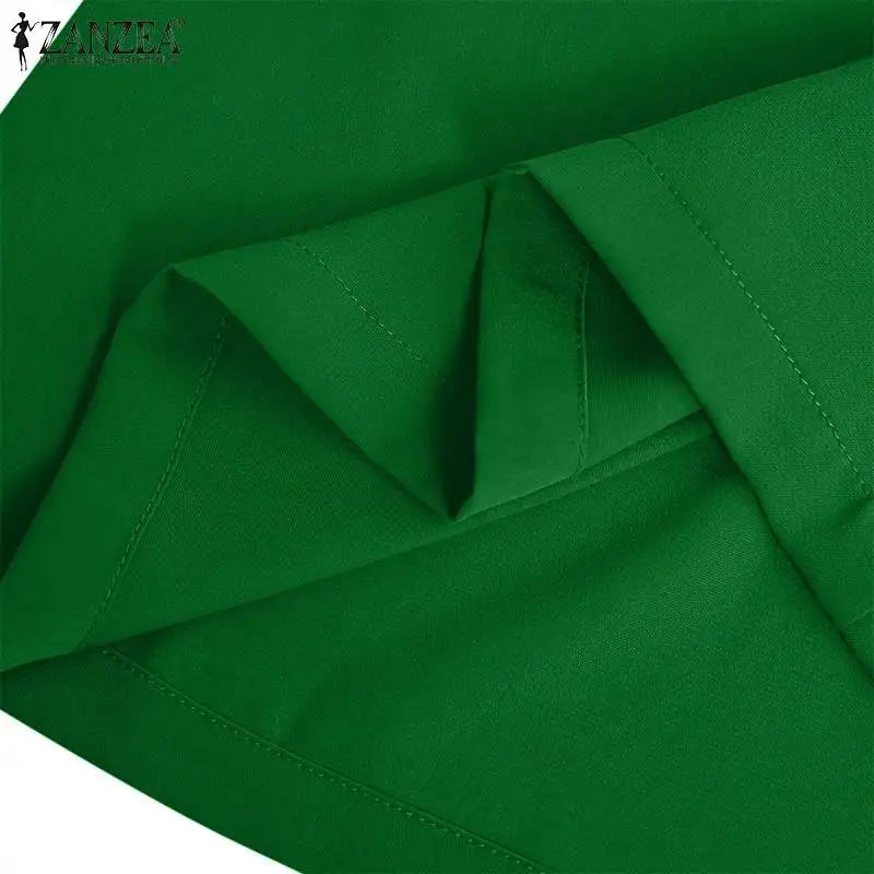 Macacão Feminino Elegante de Perna Larga Sem Mangas