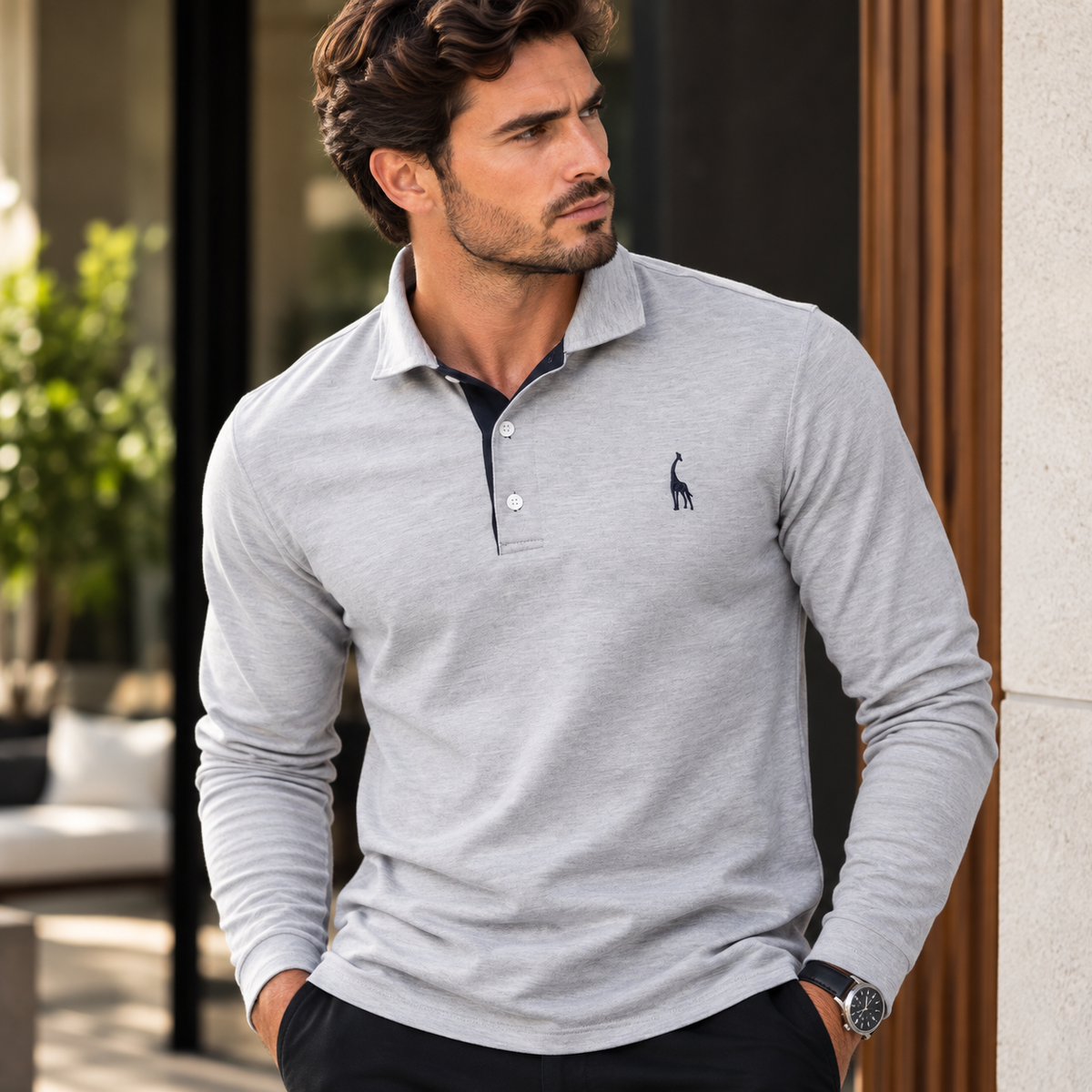 Camisa Polo Masculina Bordada Cervmont
