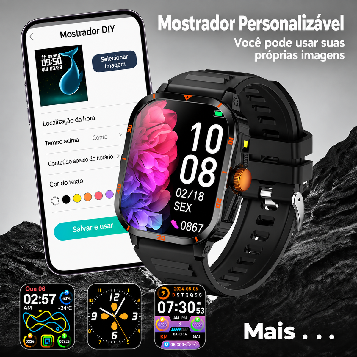 Smartwatch Masculino Esportivo Callforge
