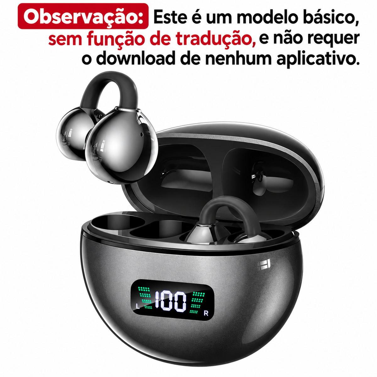 Fone de Ouvido Sem Fio Open Ear PulseWing