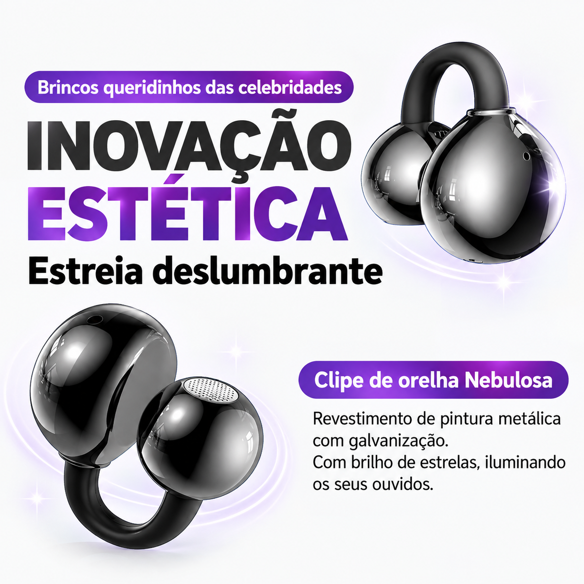 Fone de Ouvido Sem Fio Open Ear PulseWing