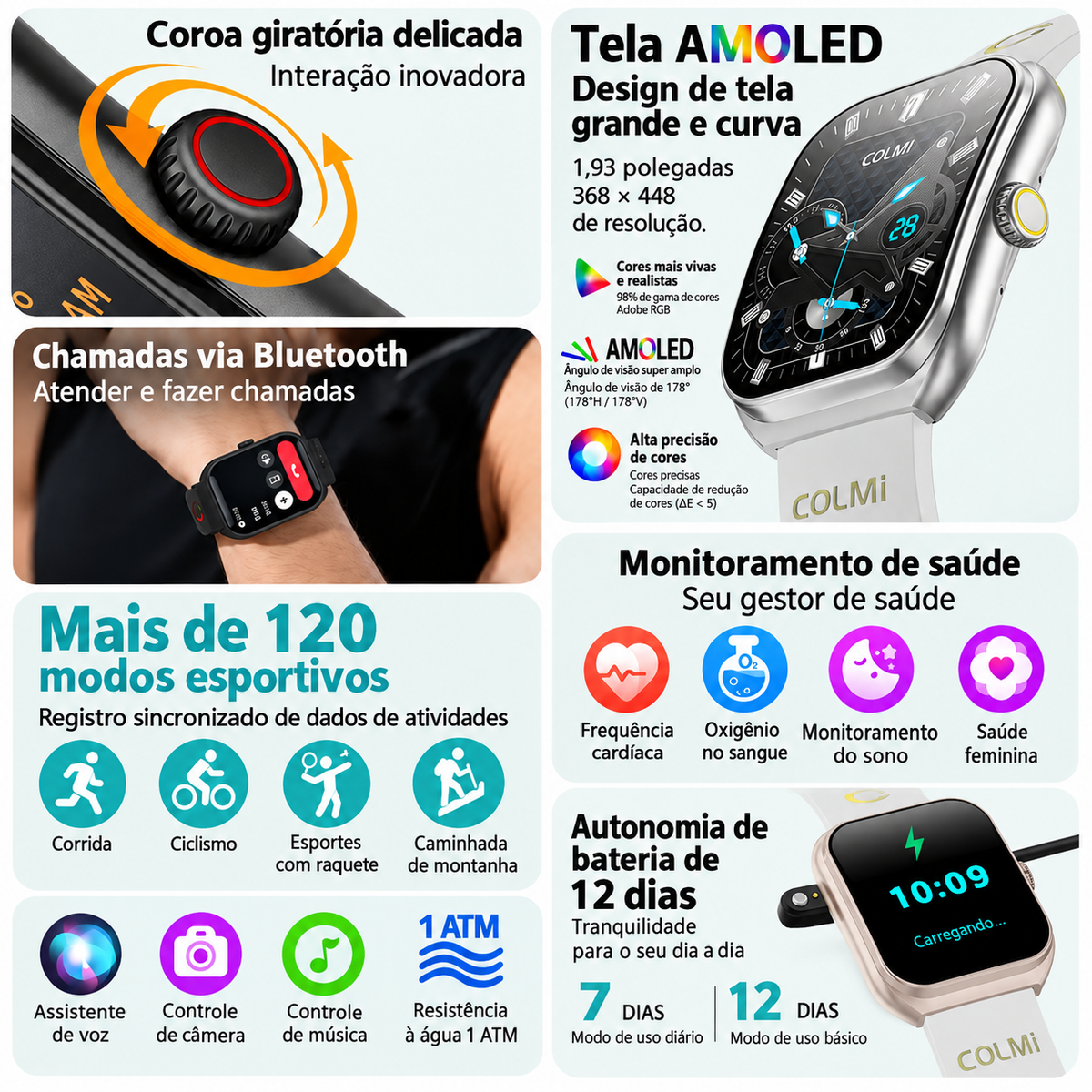 Smartwatch AMOLED PulseFrame