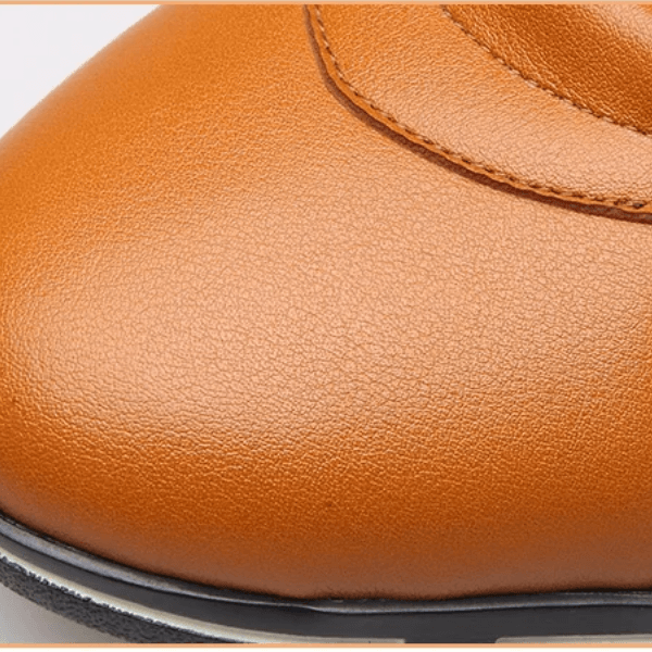 Sapato Casual Masculino de Couro PU Estilo Britânico