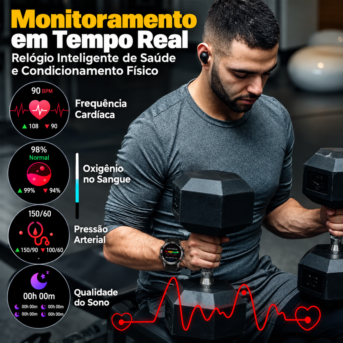 Smartwatch Masculino CallForge