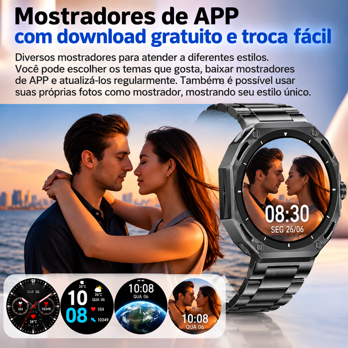 Smartwatch Masculino Executivo Veyroncrest