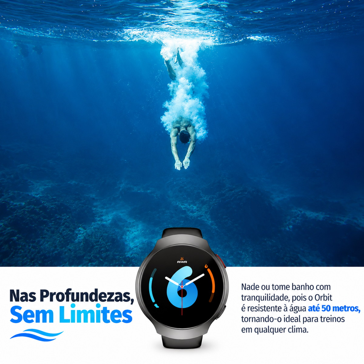 Smartwatch Esportivo GPS AMOLED Nexora