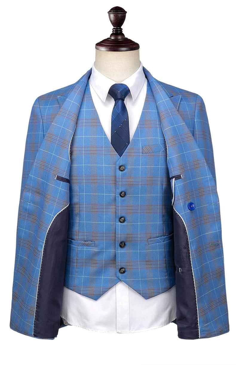 Terno Masculino Slim Cobalto