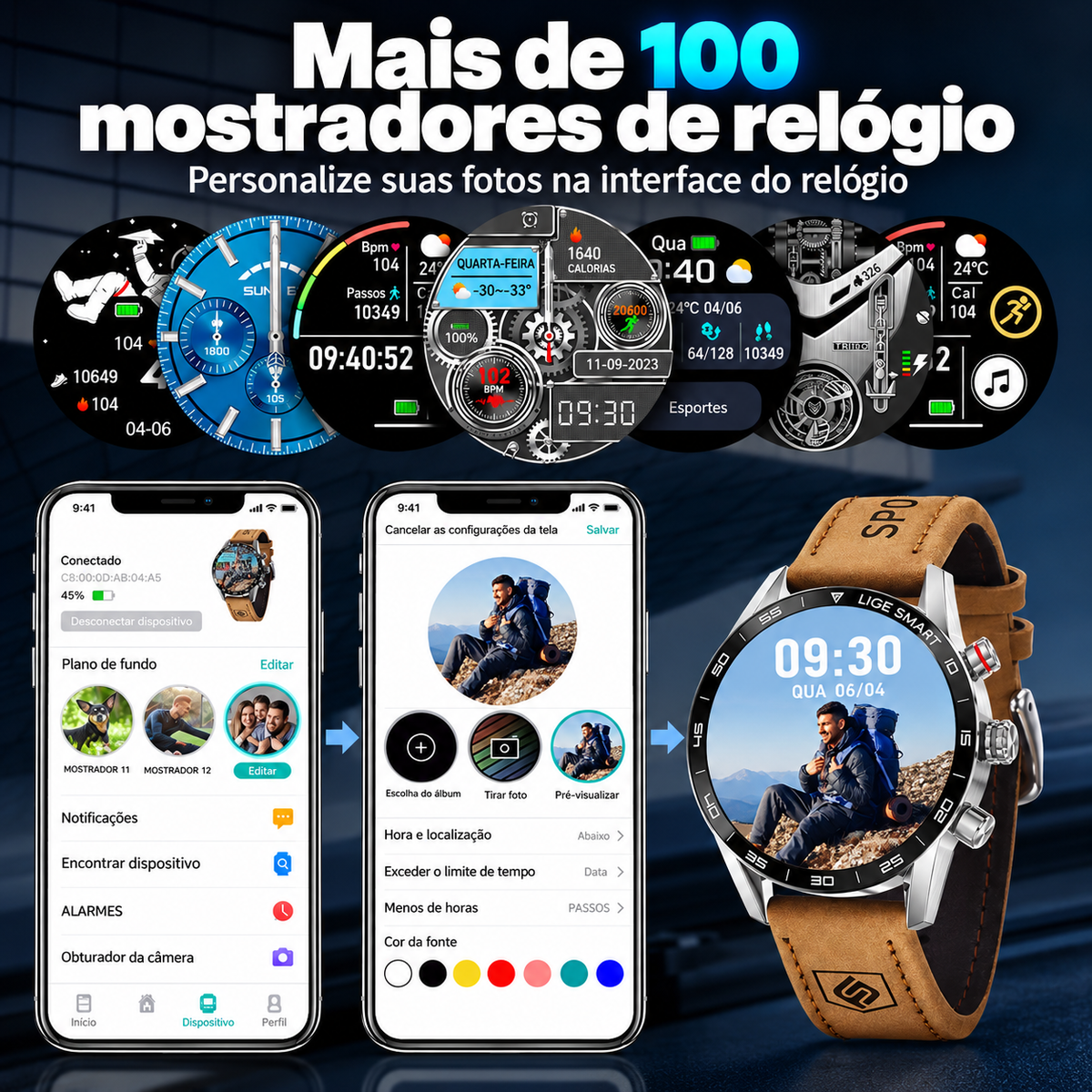 Smartwatch GPS Masculino TerraPulse