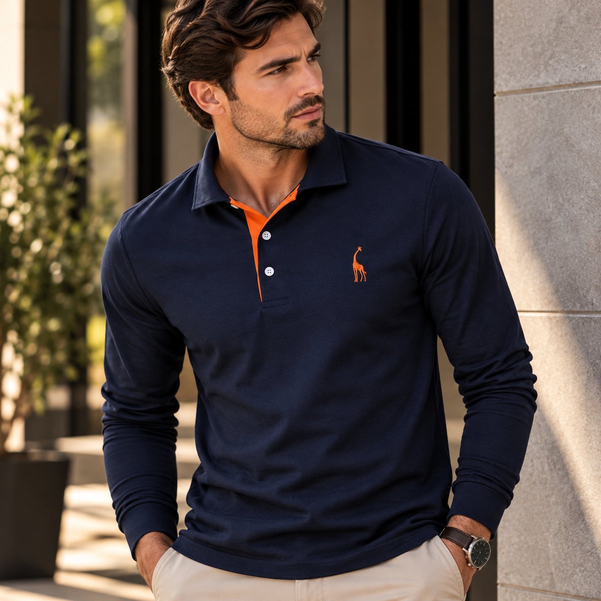 Camisa Polo Masculina Bordada Cervmont