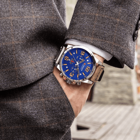 Relógio Masculino Quartzo de Luxo Premium by Loja Bruna Modas