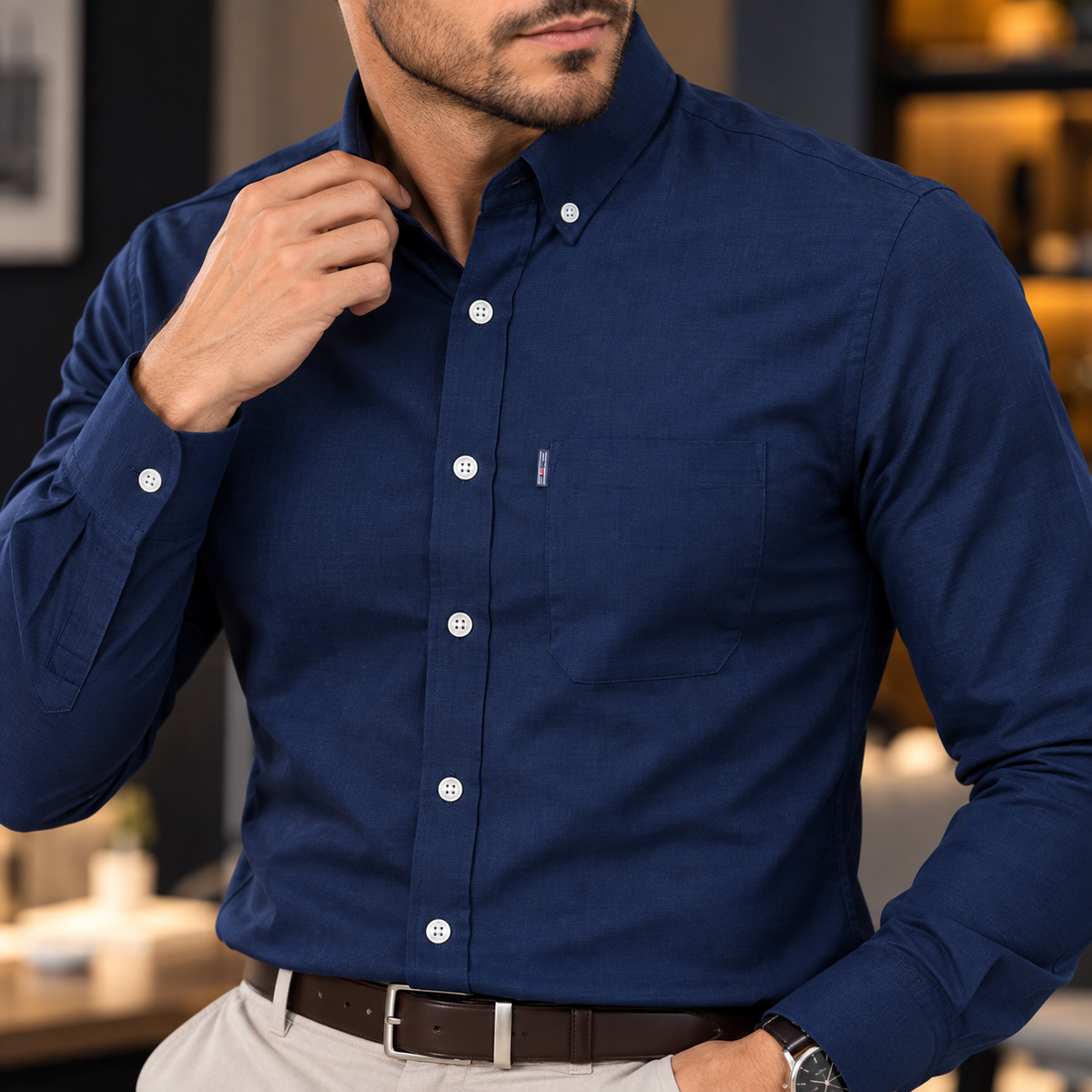 Camisa Masculina Oxford Alderwick