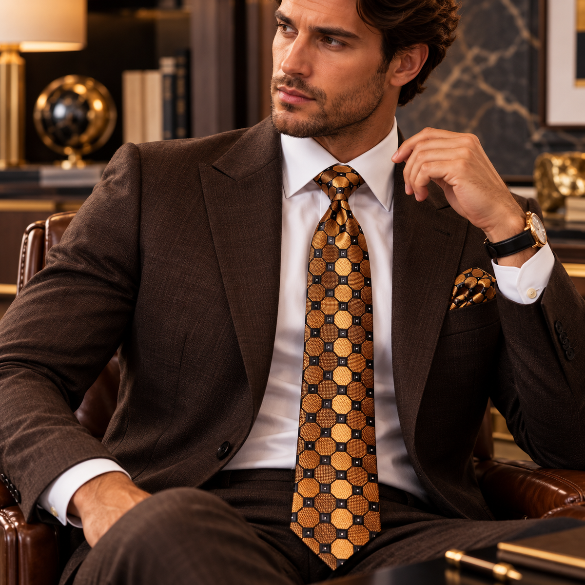Gravata Masculina Social Ambravon