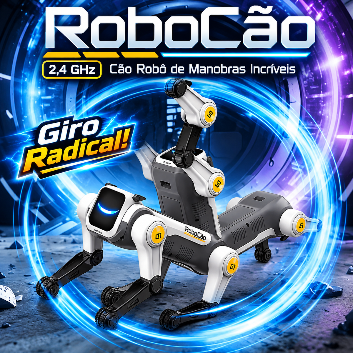 Cão Robô com Controle Remoto Bytehound