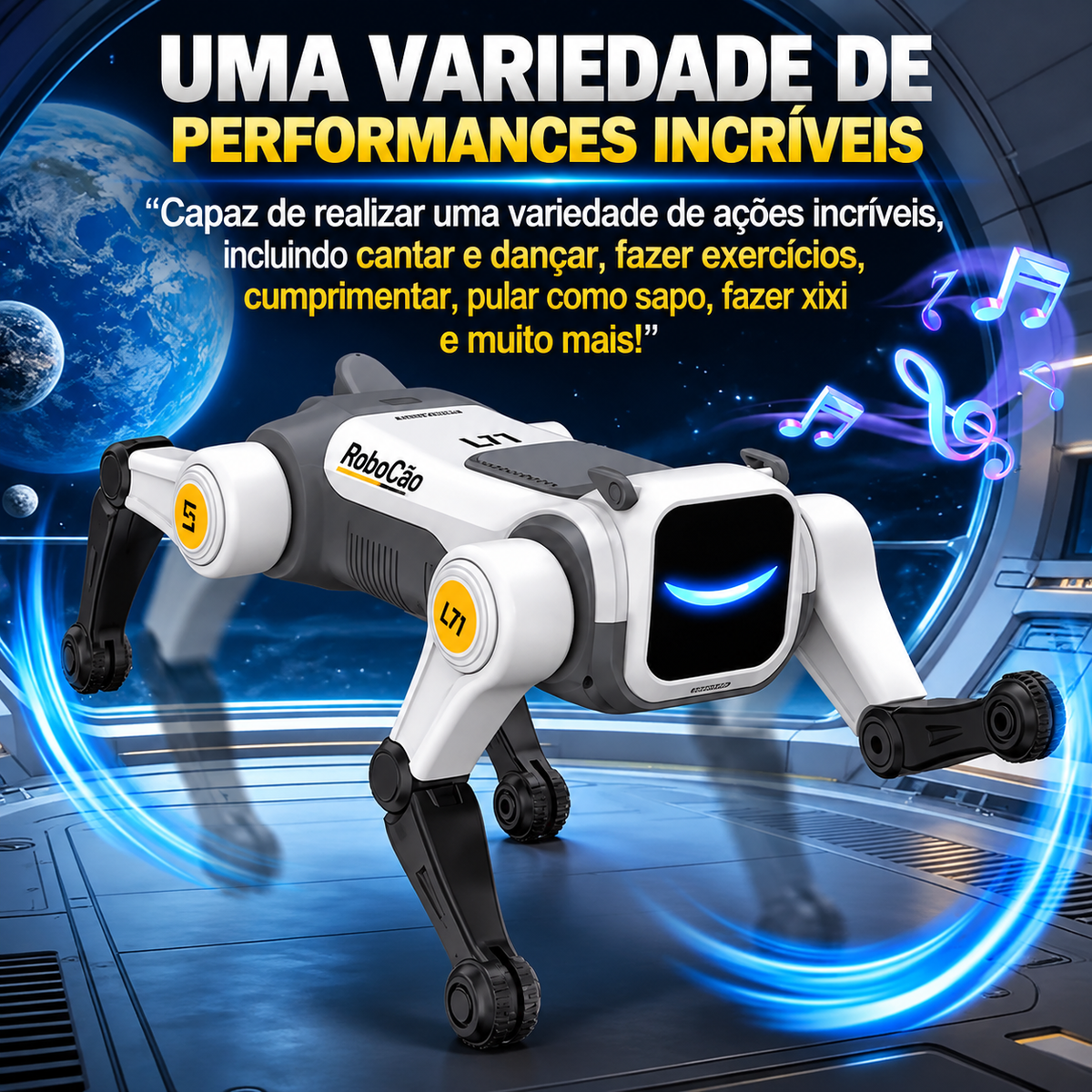 Cão Robô com Controle Remoto Bytehound