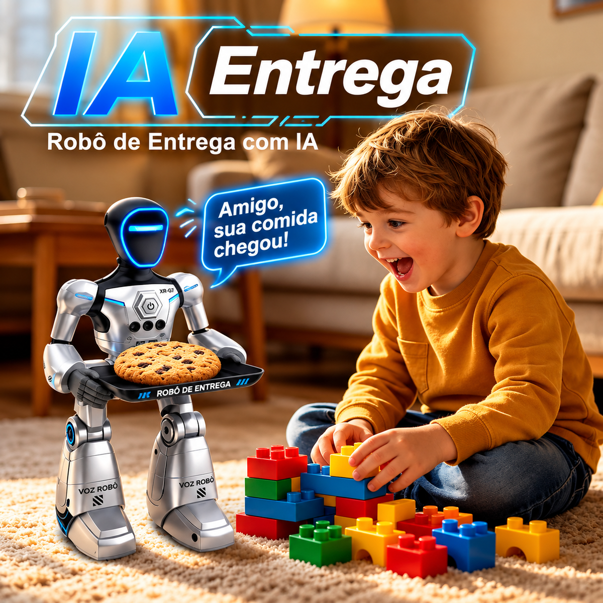 Robô de Brinquedo Interativo Orbitronix