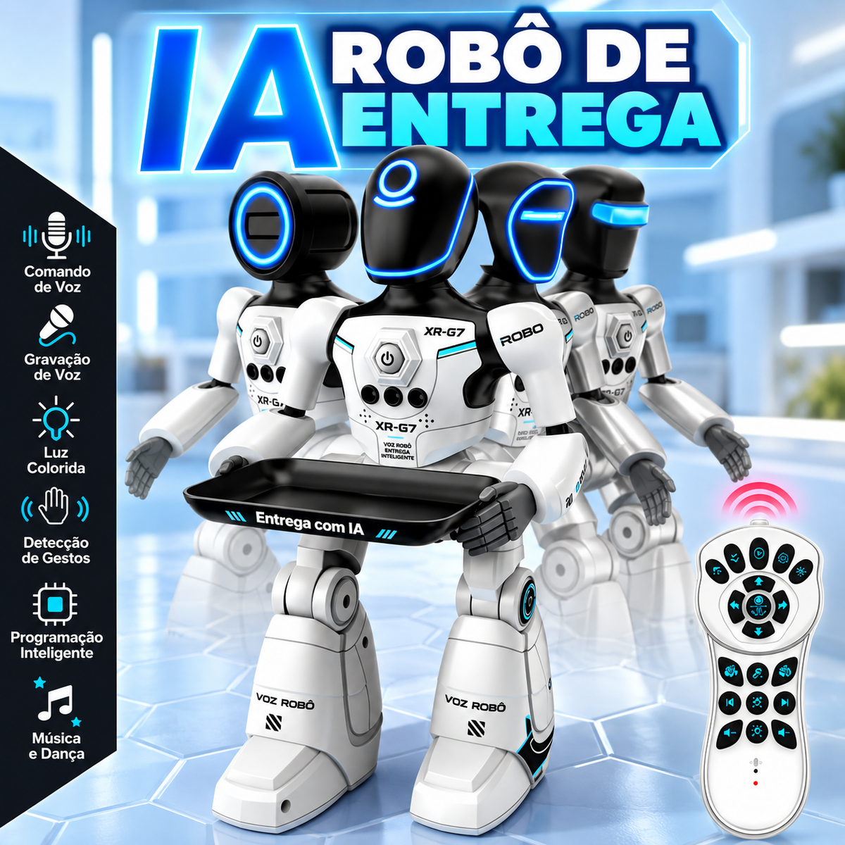 Robô de Brinquedo Interativo Orbitronix