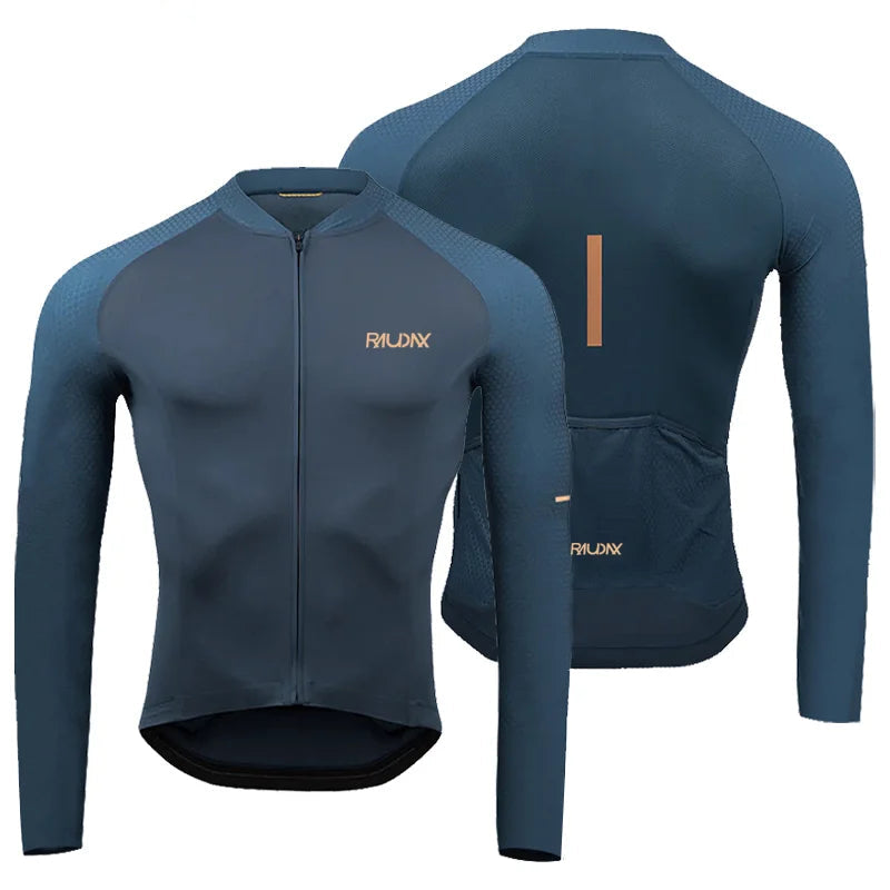 Camisa Jersey De Ciclismo Respirável Com Bolsos