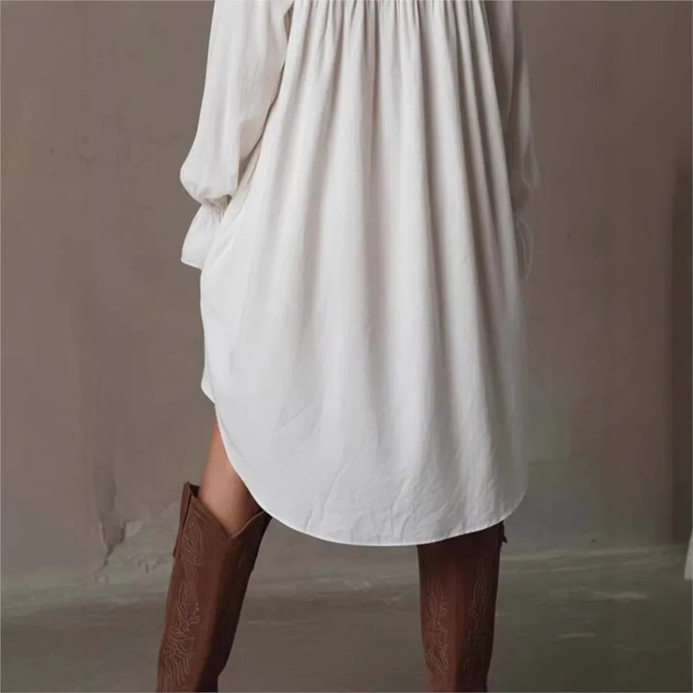Vestido Feminino Mangas de Sino by Loja Bruna Modas