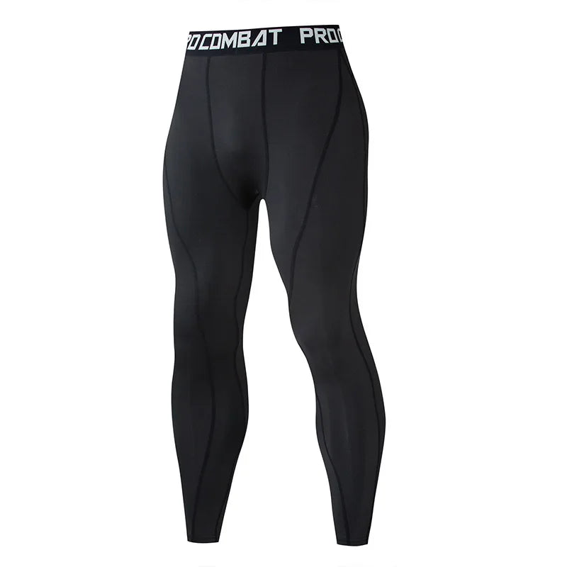 Calça Masculina Esportiva Legging De Compressão Secagem Rápida