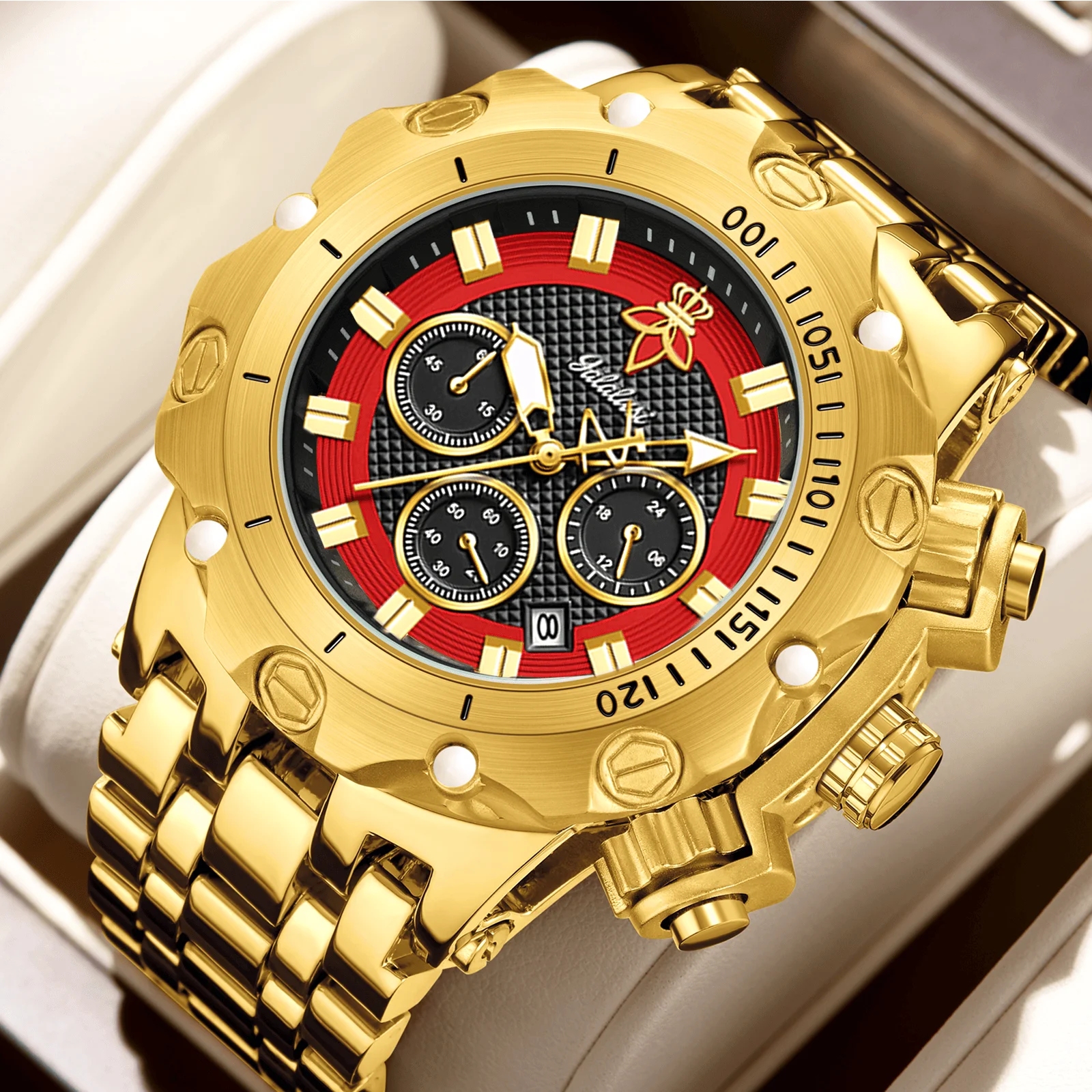 Relógio Masculino de Luxo CrownStrike