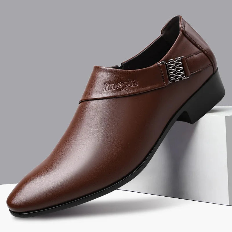Sapato Masculino Mocassim Social Antiderrapante by Loja Bruna Modas