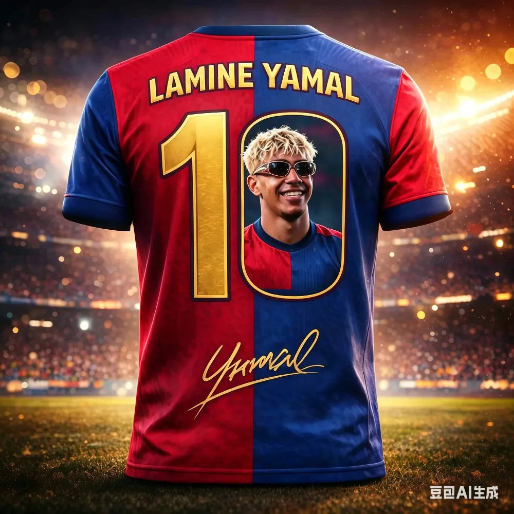 Camisa Masculina Esportiva Superestrela Lamine Yamal