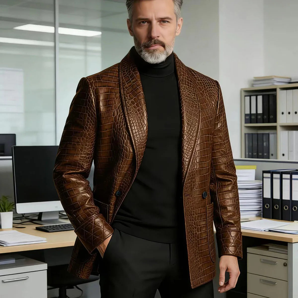 Blazer Masculino Transpassado Stonefold