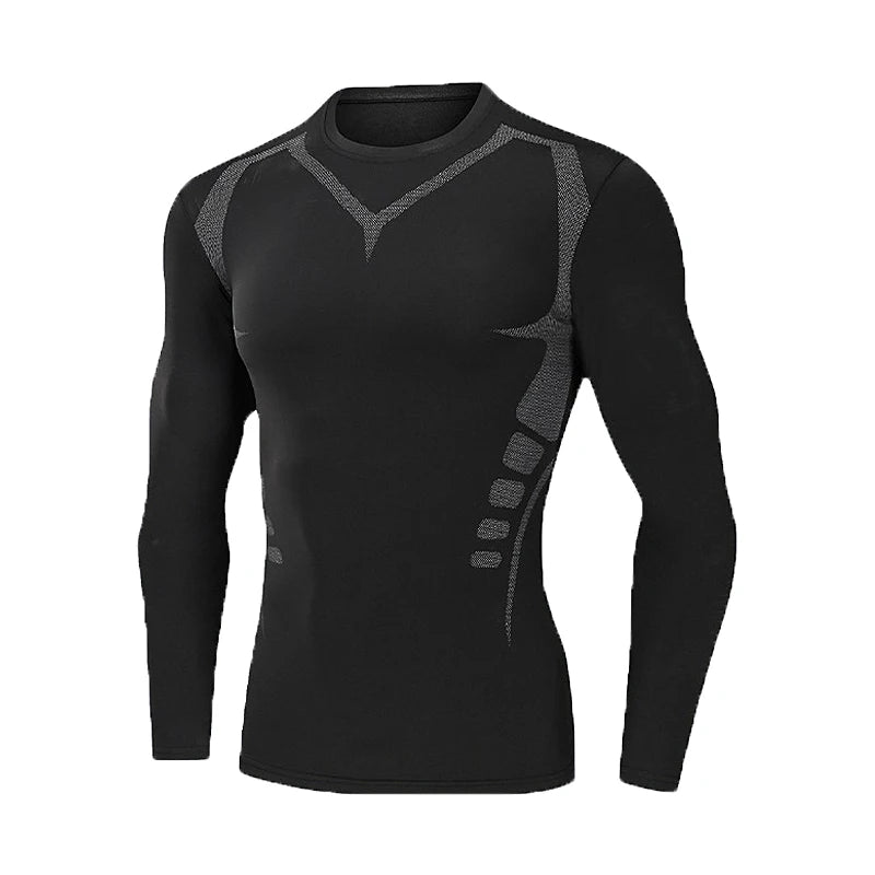 Conjunto Masculino Fitness Calça e Camisa Manga Longa Secagem Rápida