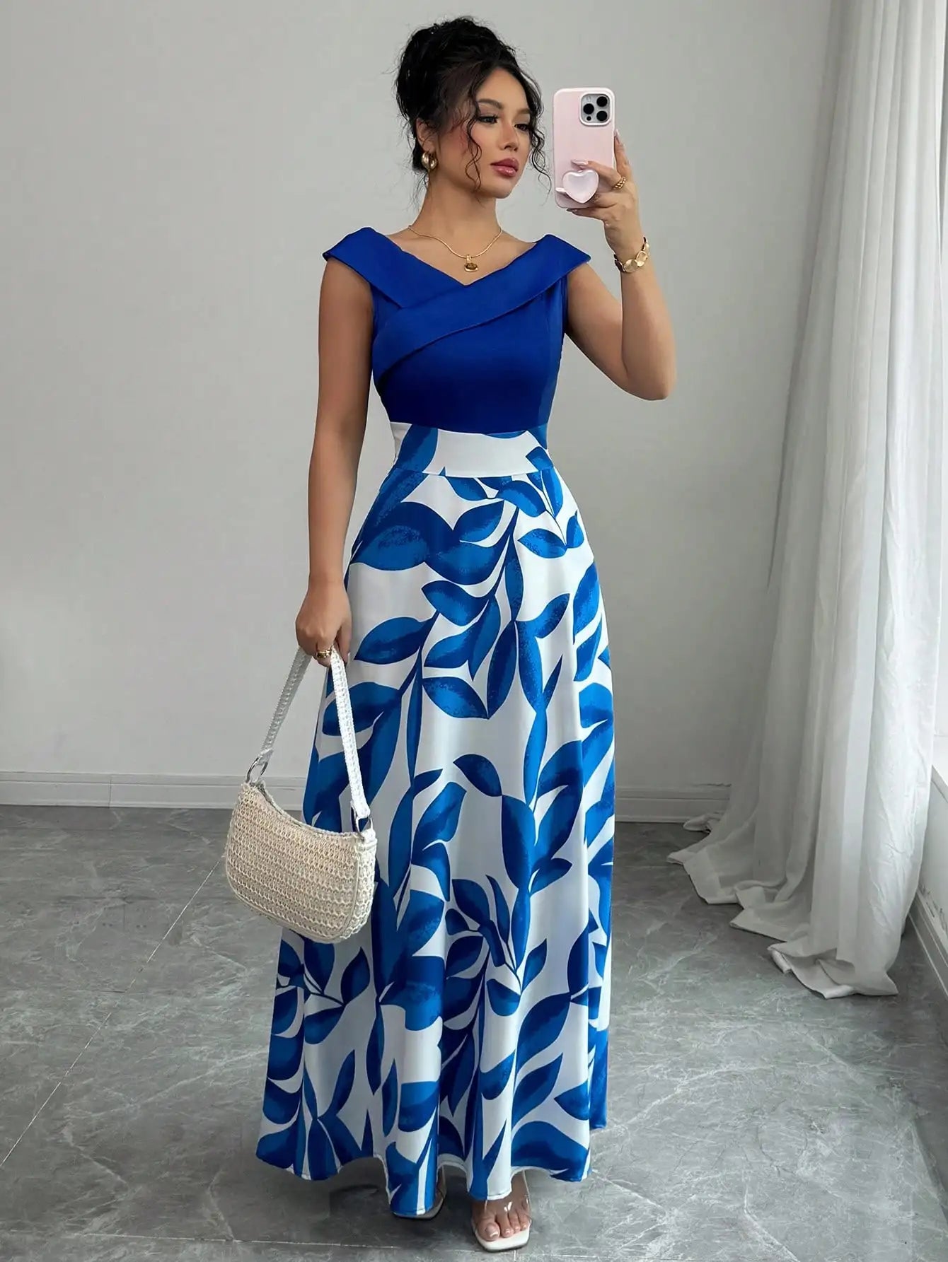 Vestido Longo Feminino com Estampa Floral