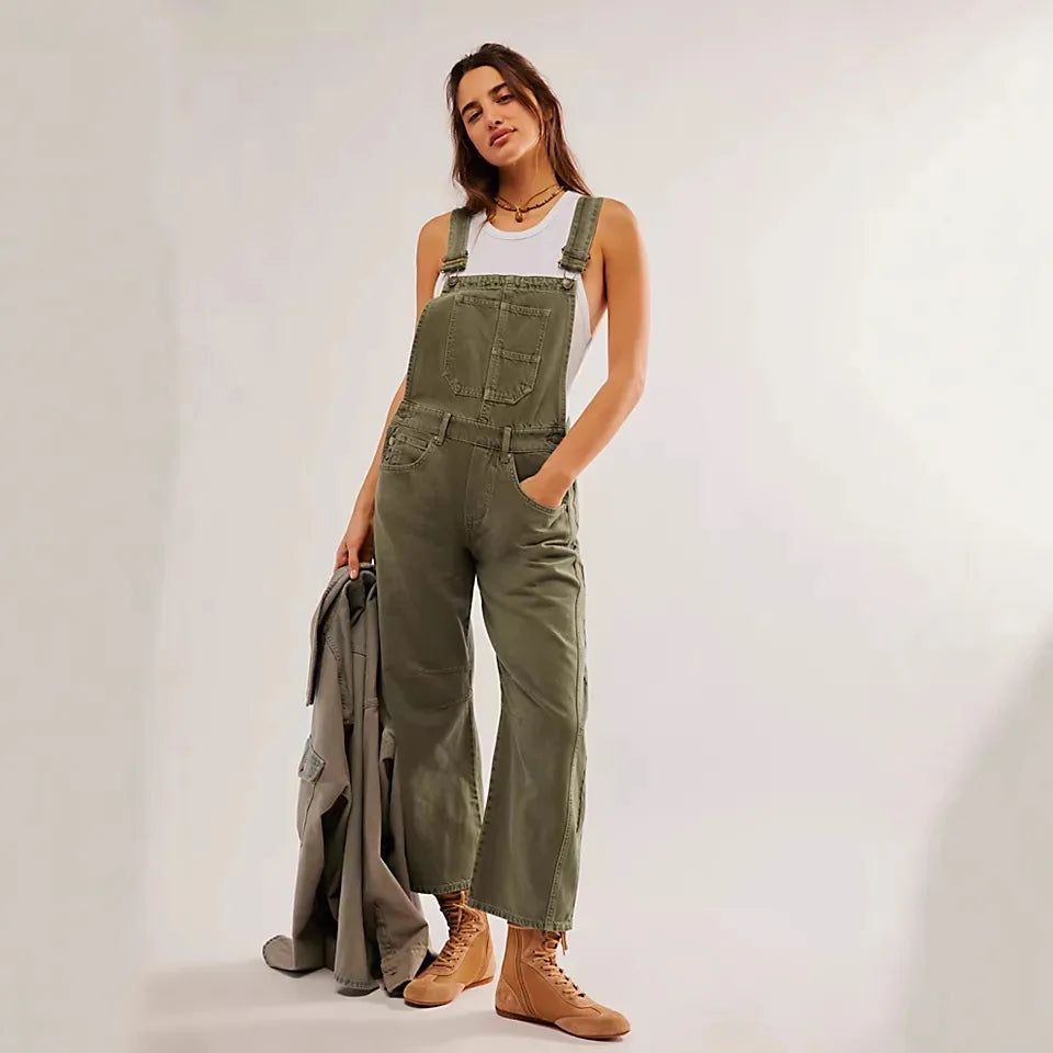 Macacão Feminino Jeans Vintage Bravena