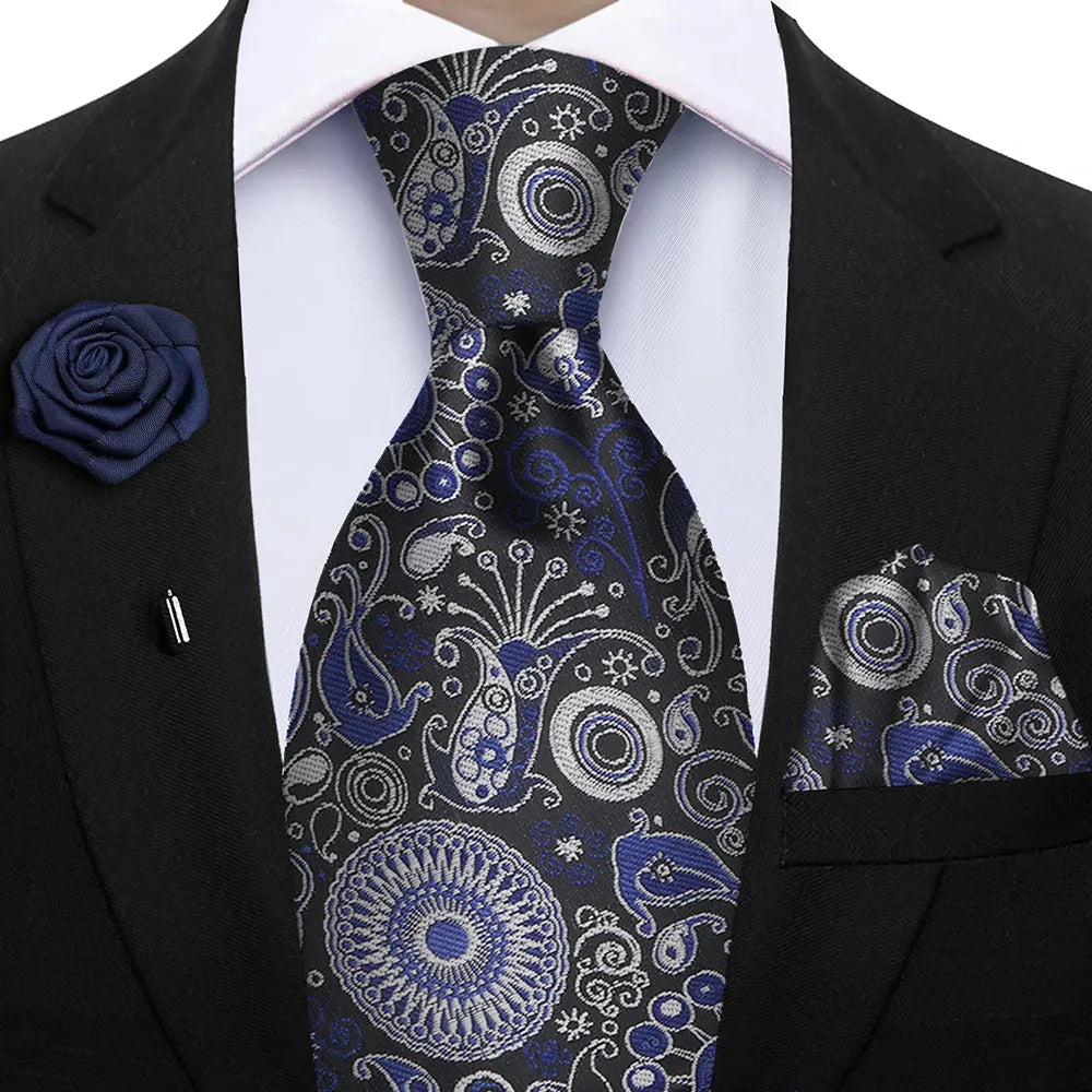 Gravata Masculina Floral