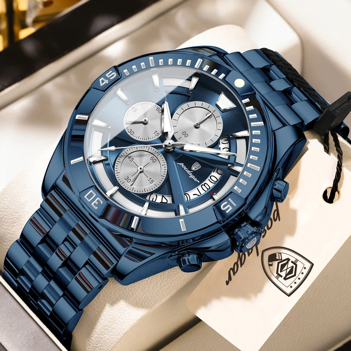 Relógio Masculino Esportivo Steelcrest Chrono