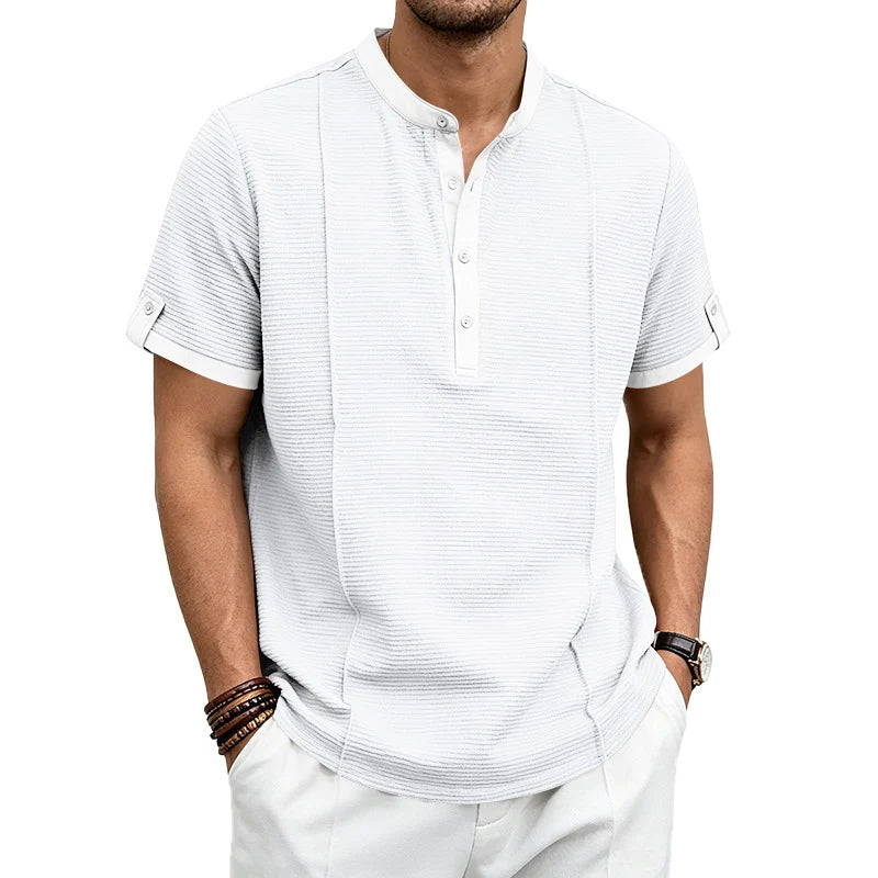 Camiseta Masculina Henley Costavento