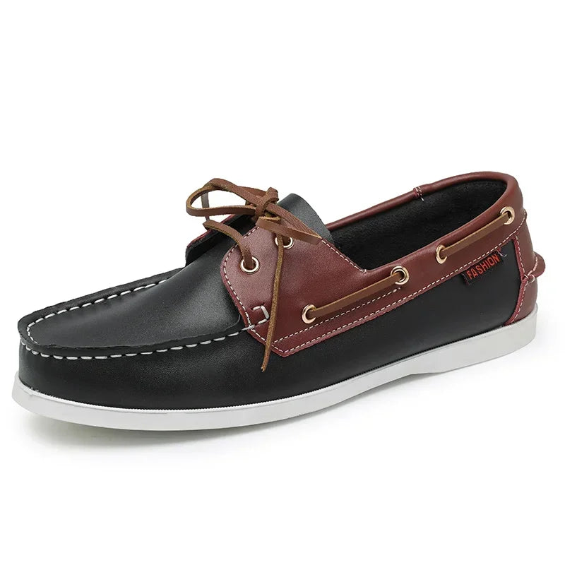 Sapato Masculino Casual Luxo de Couro Genuíno