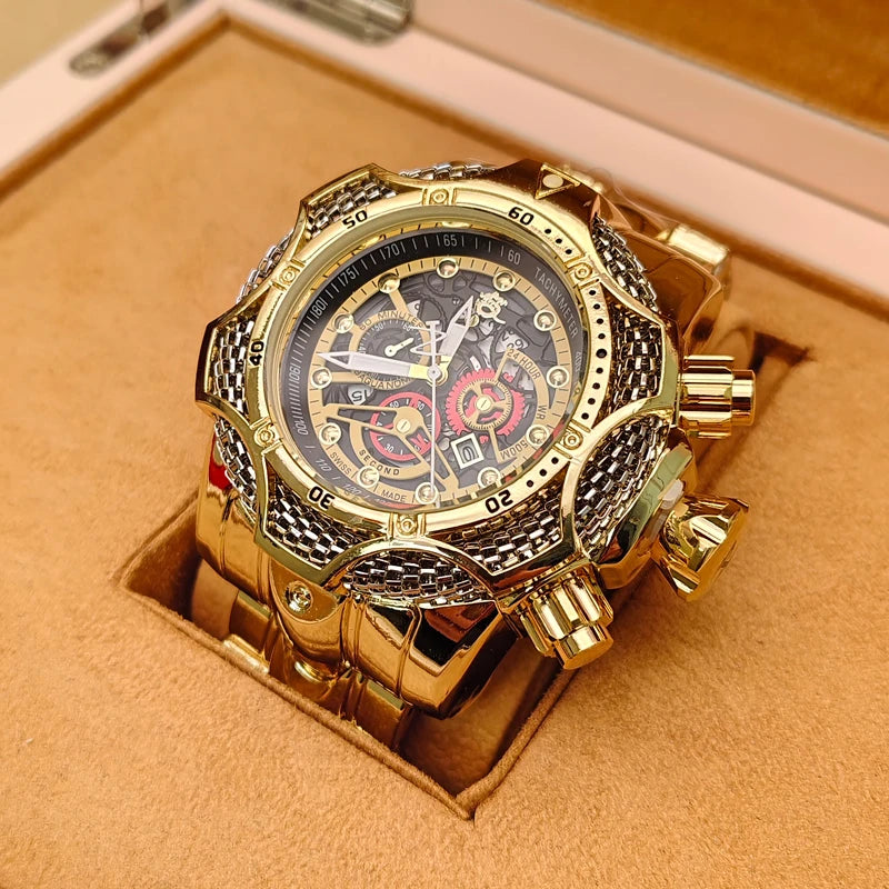 Relógio Masculino Militar Quartzo StyleLuxury