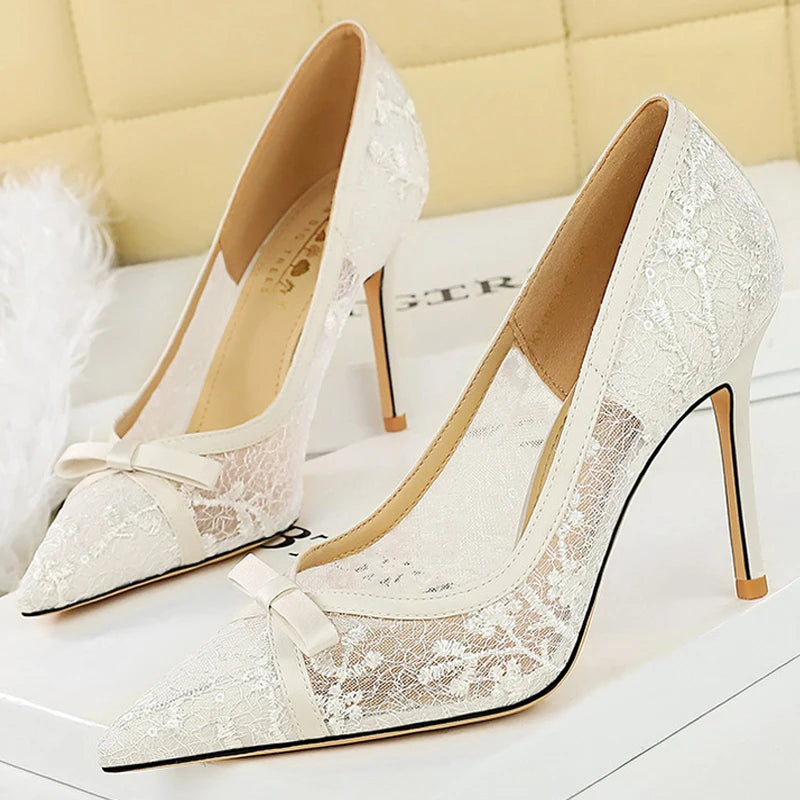 Sapato Social Feminino Salto Alto 9,5cm LaceDream™