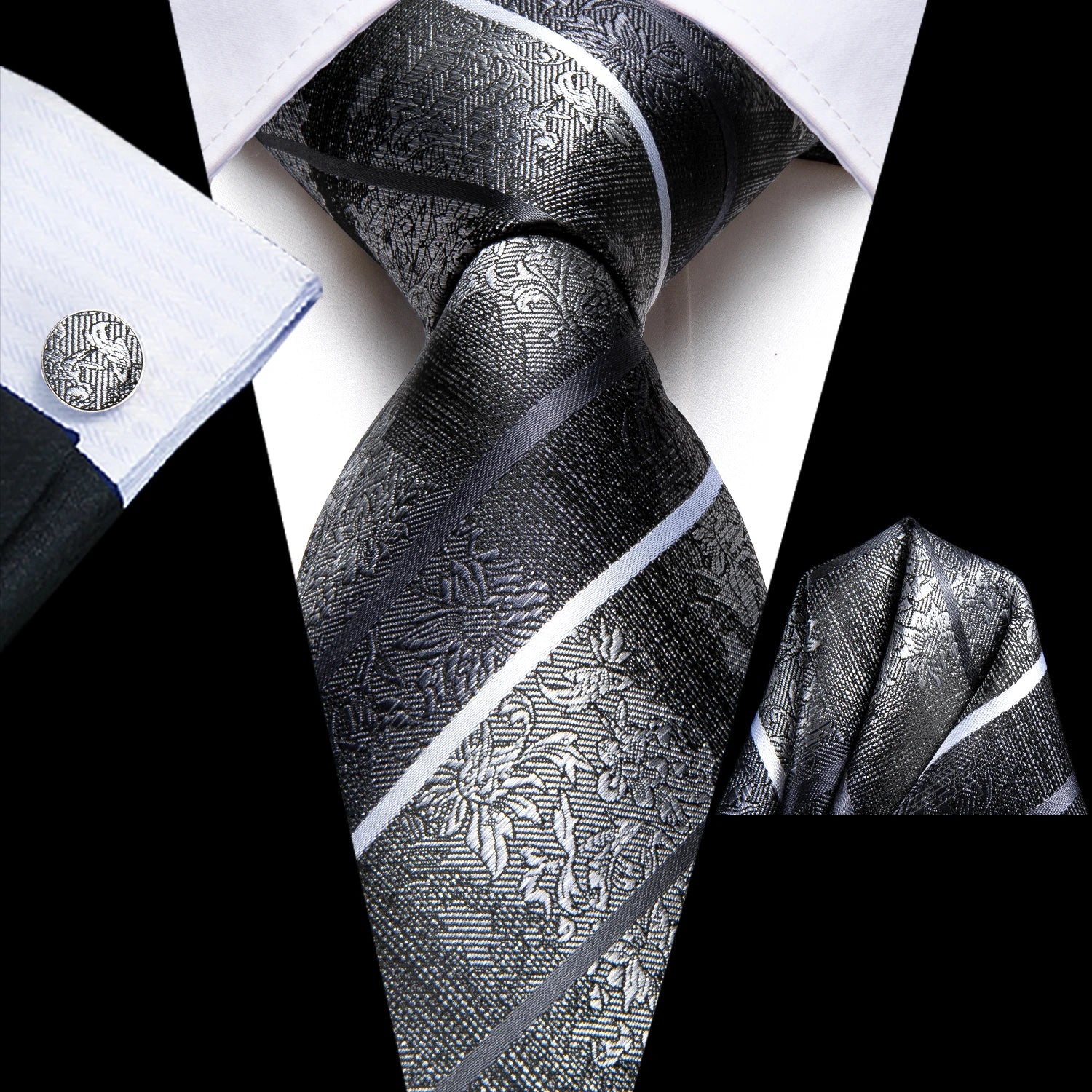 Kit de Gravata Masculina com Lenço Matera