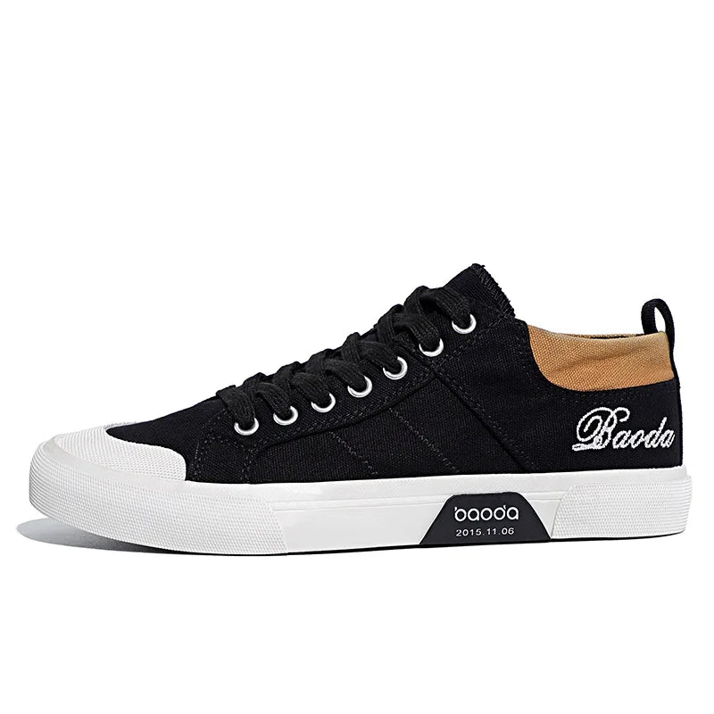 Tênis Masculino de Lona Slip-On Lanecrest
