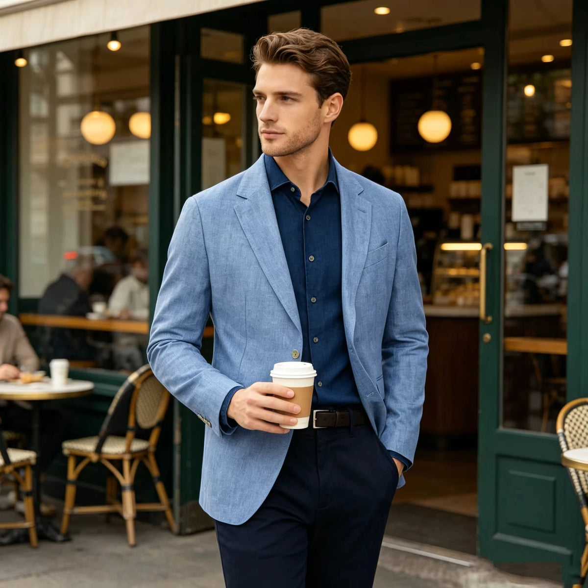 Blazer Masculino de Linho Boreal
