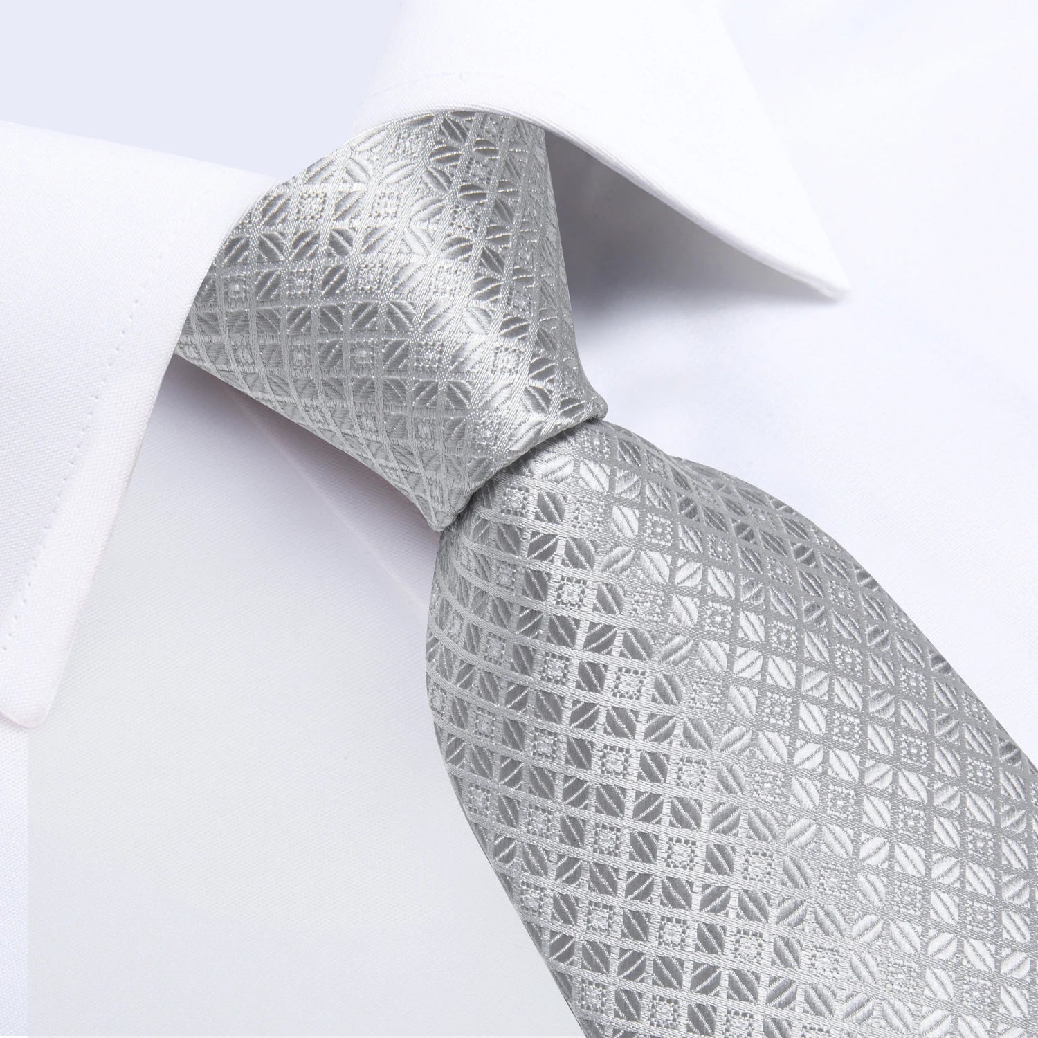 Conjunto de Gravata Masculina de Luxo em Poliéster com Lenço