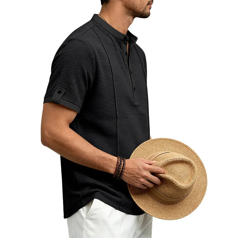 Camiseta Masculina Henley Costavento