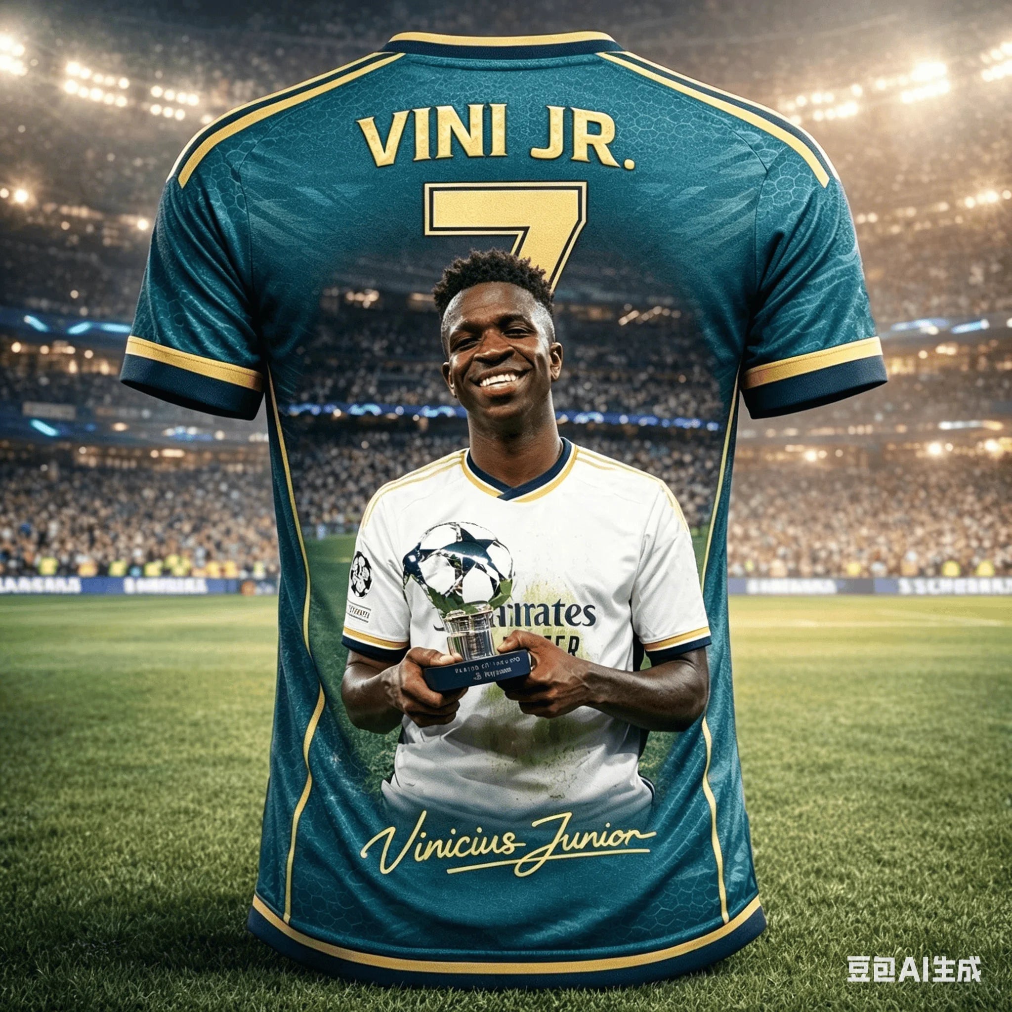 Camisa Masculina Esportiva T-Shirt Estampa 3D Superestrela Vini Jr