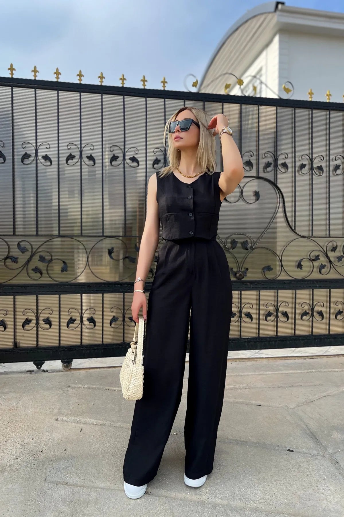 Conjunto Feminino Calça e Blusa Marise