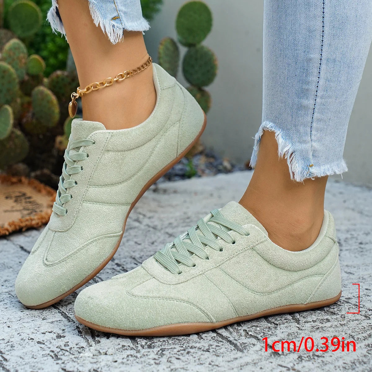 Tênis Feminino Casual Confortável Antiderrapante Durável Solado Plano