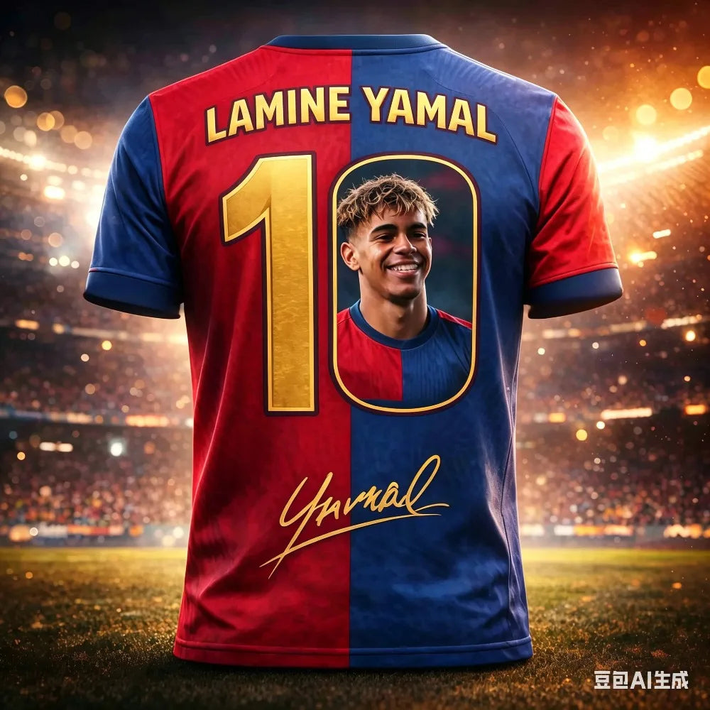 Camisa Masculina Esportiva Superestrela Lamine Yamal
