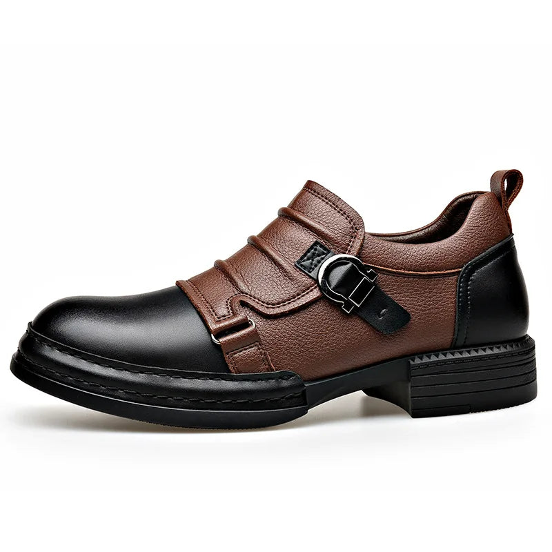 Bota Masculina de Couro com Zíper Ravencroft